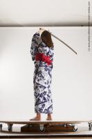 japanese woman in kimono with sword saori 11c
